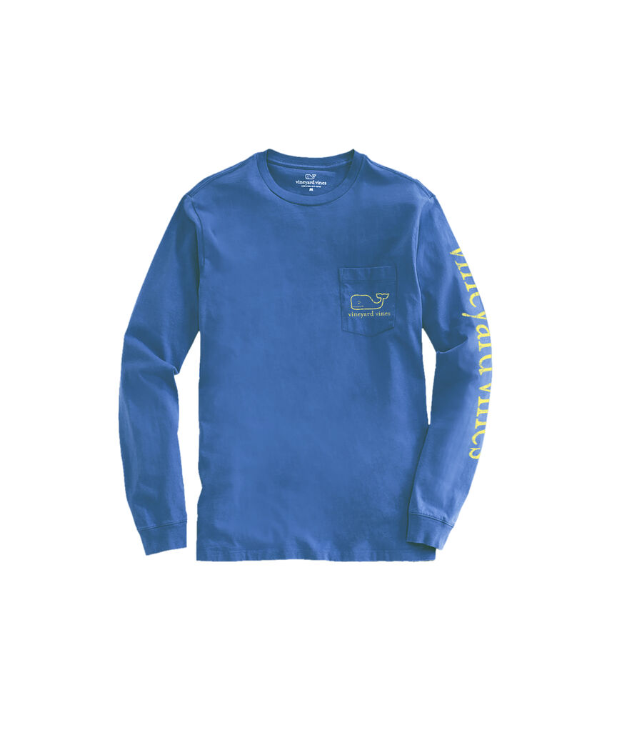 OUTLET Kids' Vintage Whale Long-Sleeve Pocket Tee