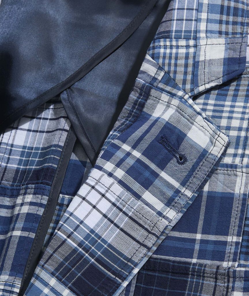 Indigo Patchwork Blazer