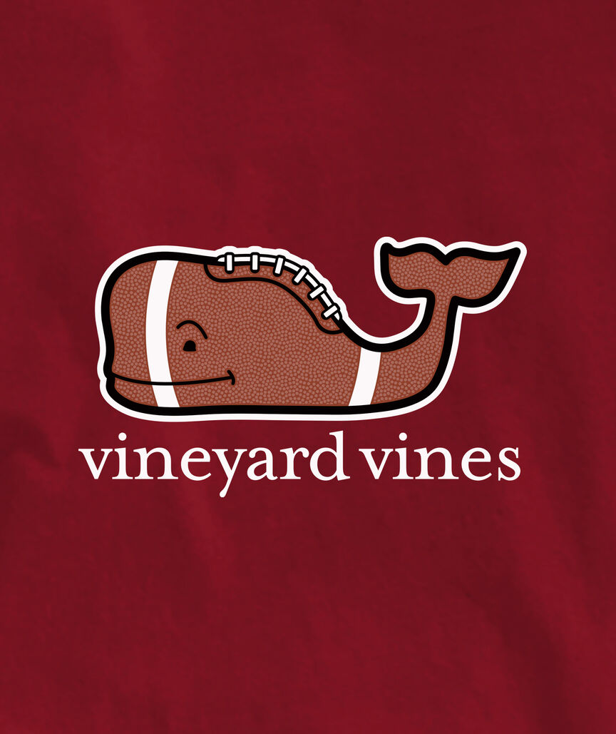 OUTLET Kids' Football Whale Long-Sleeve Pocket Tee