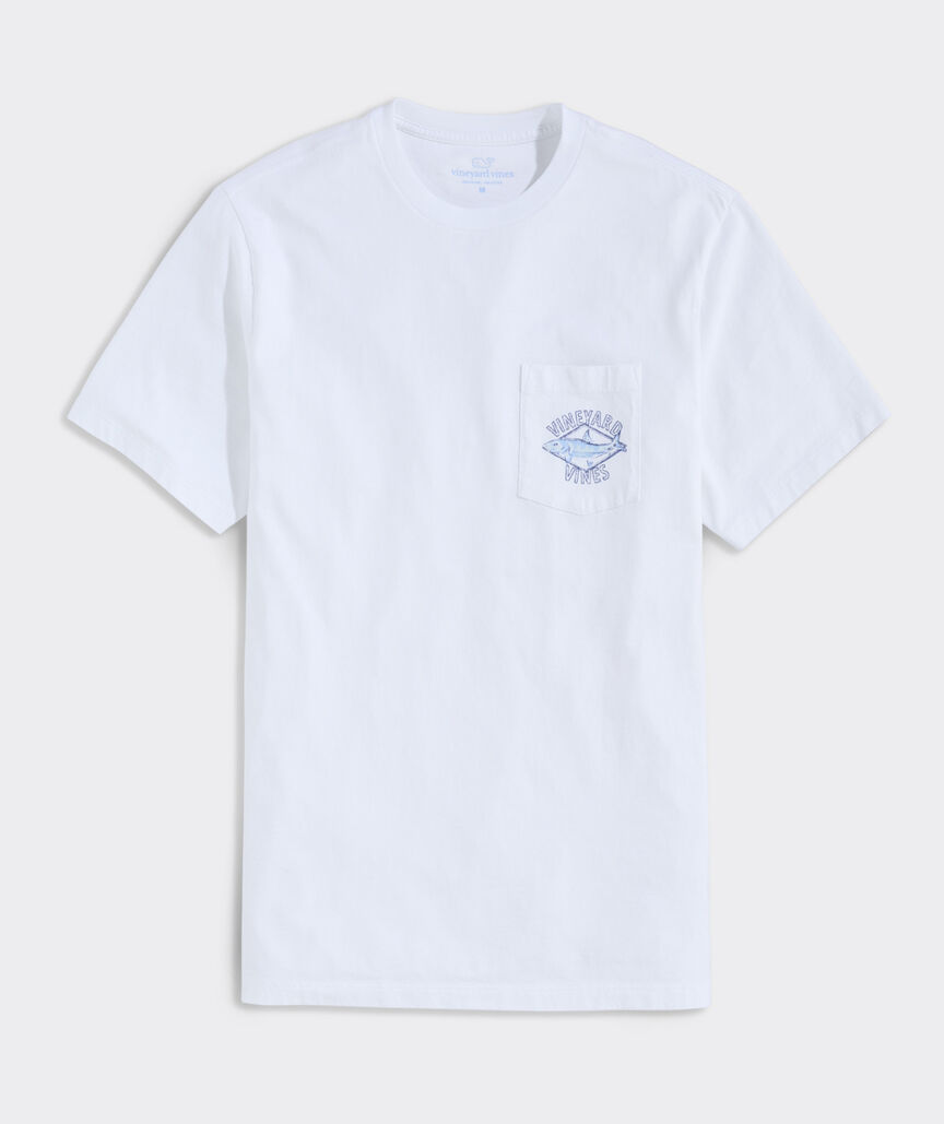 Painted Bonefish Short-Sleeve Pocket Tee
