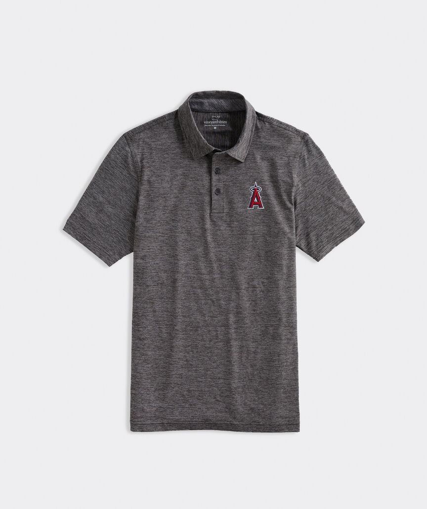 Los Angeles Angels Destin Stripe Sankaty Polo