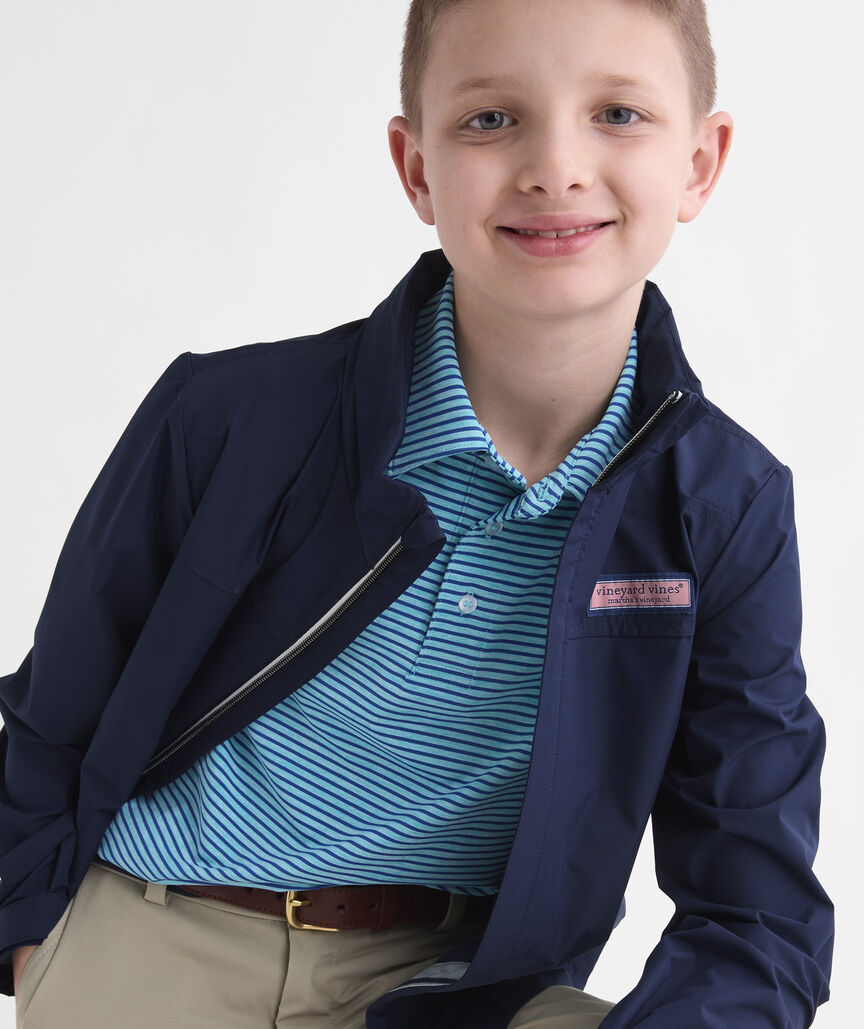 Boys' Performance Bradley Stripe Sankaty Polo