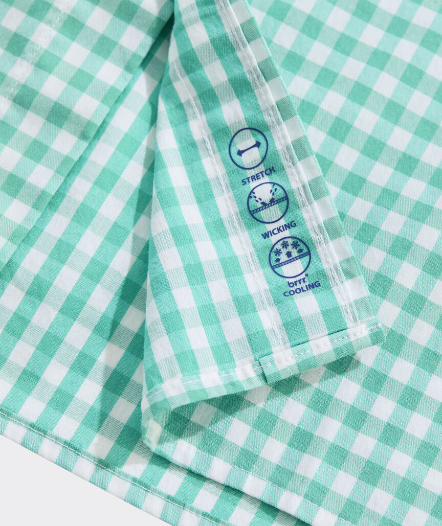 Performance Cotton Skysail Gingham Shirt