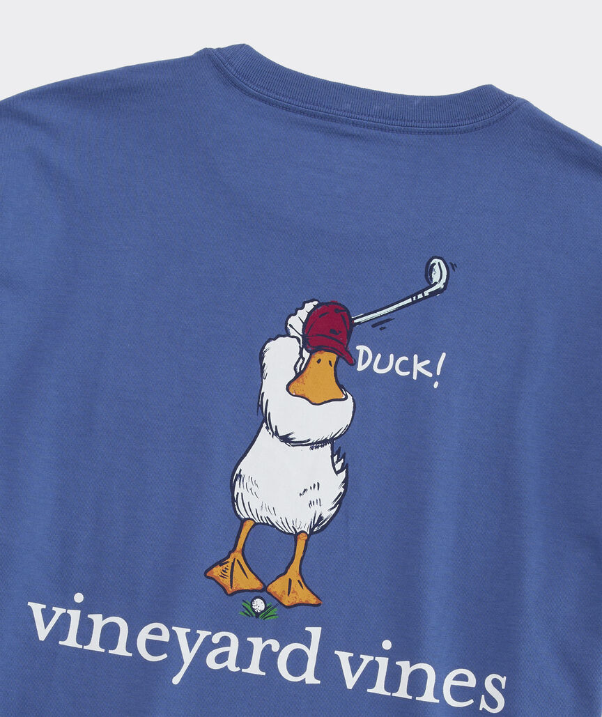 Golfing Duck Short-Sleeve Pocket Tee
