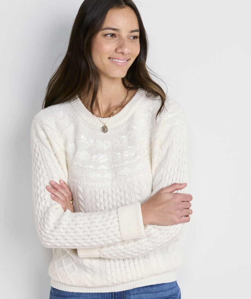 Fair Isle Shine Sweater