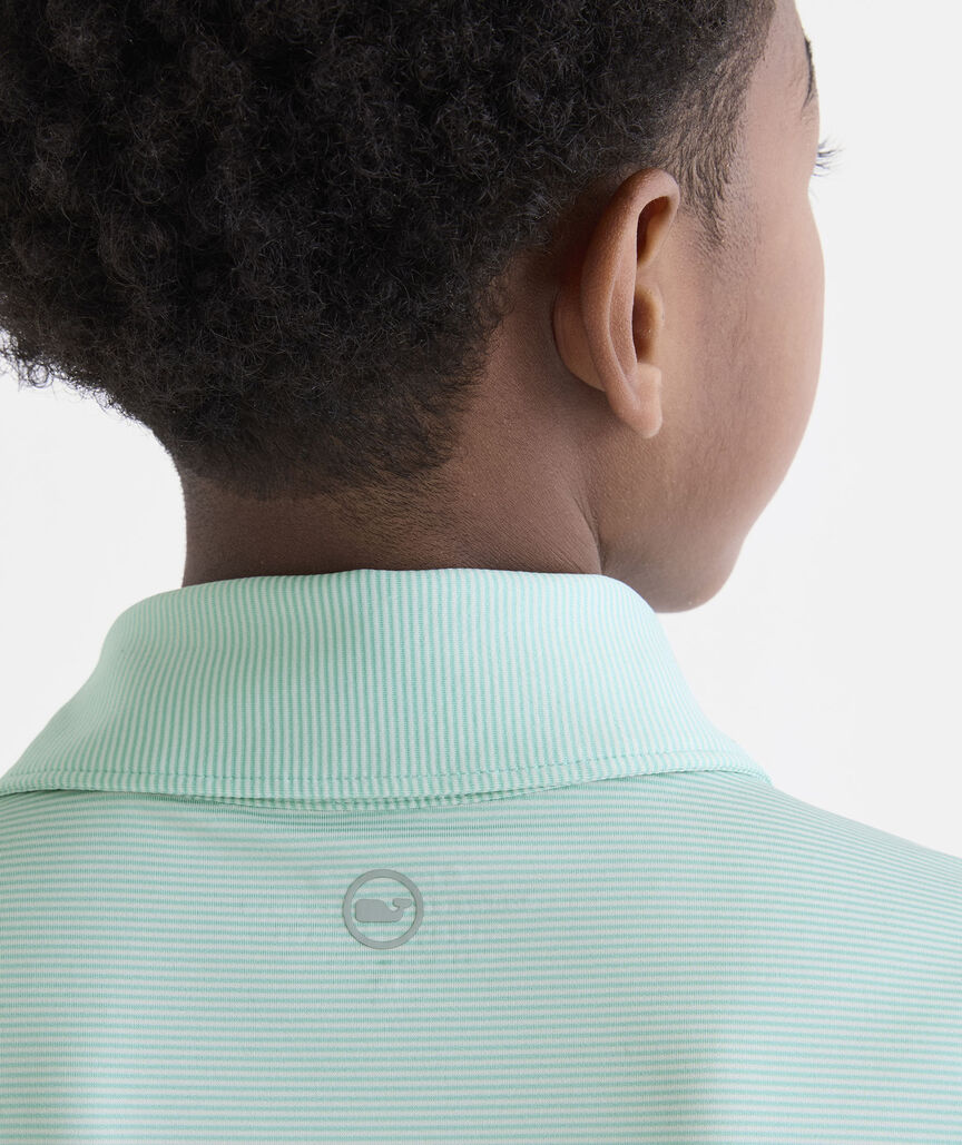 Boys' Performance Anegada Stripe Sankaty Polo