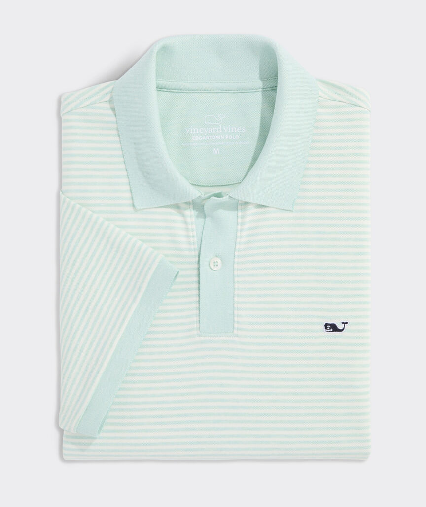 Striped Edgartown Pique Polo