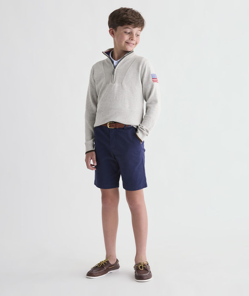 Boys' Americana Quarter-Zip