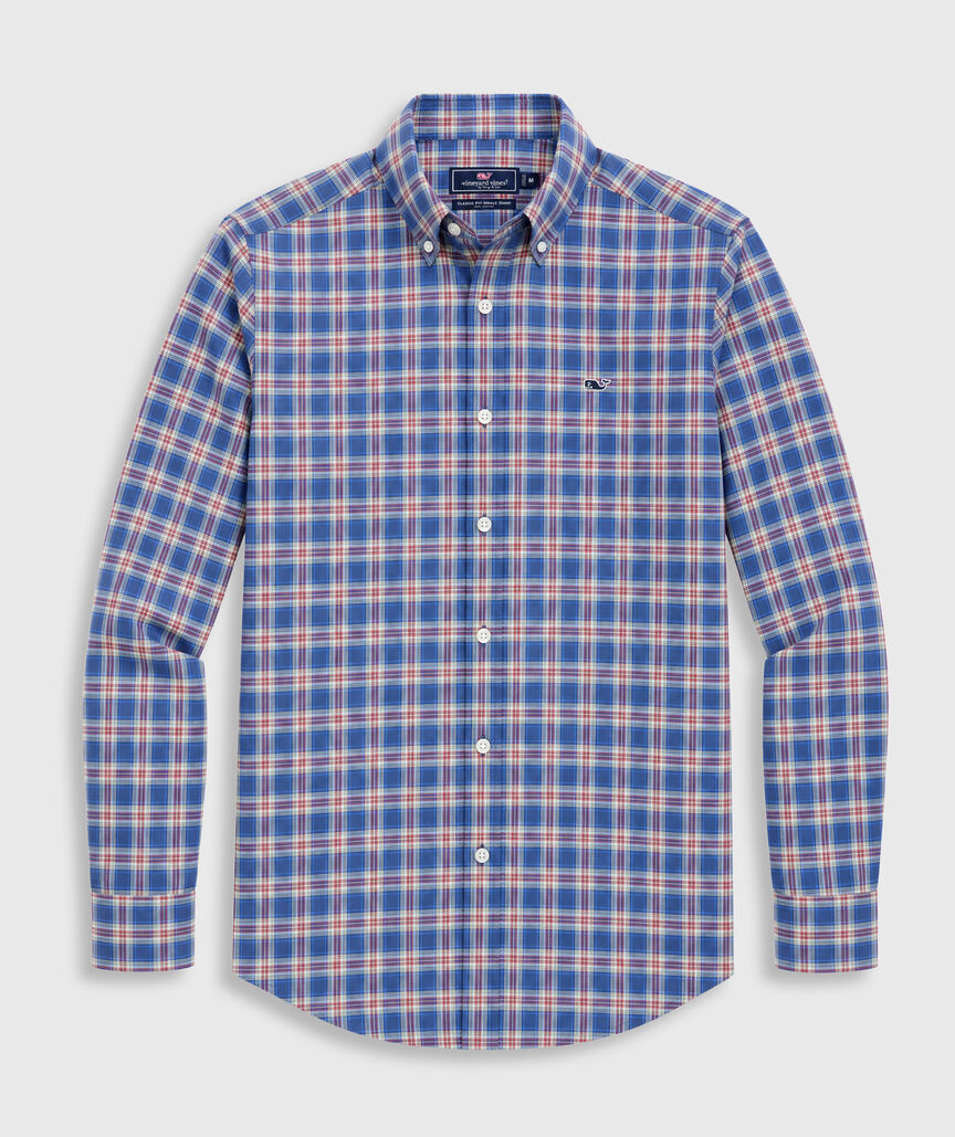 OUTLET Poplin Plaid Shirt