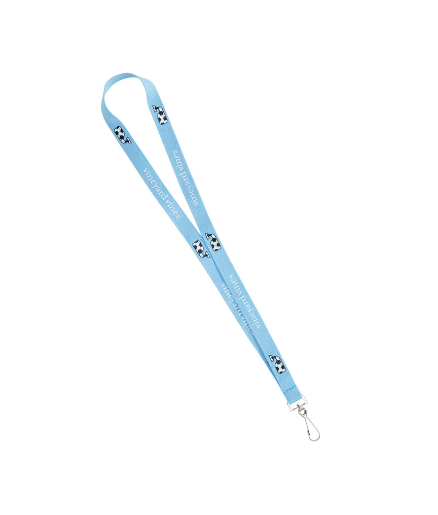 Soccer Whale Lanyard