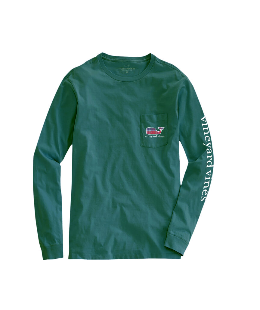 OUTLET Yuletide Whale Long-Sleeve Pocket Tee