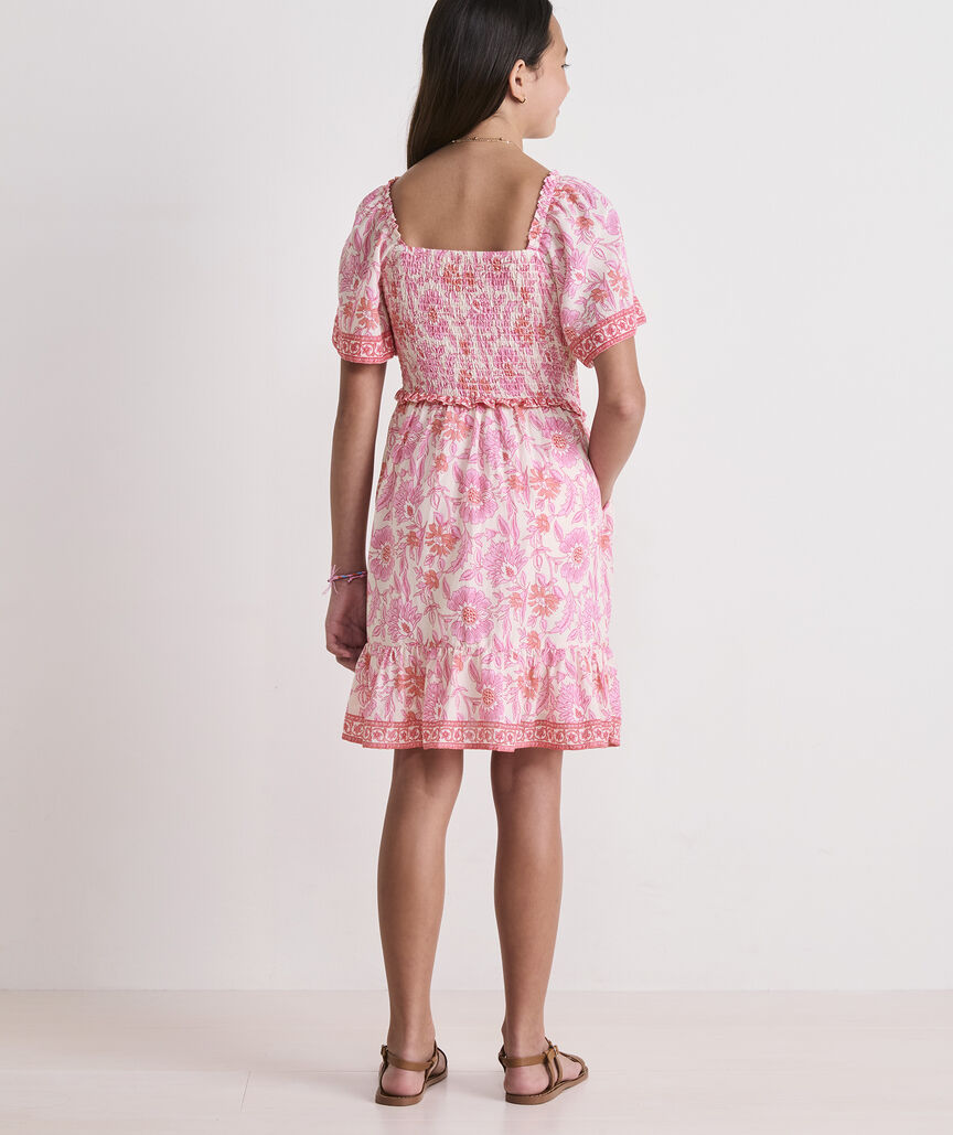 Girls' Lena Smocked Dress