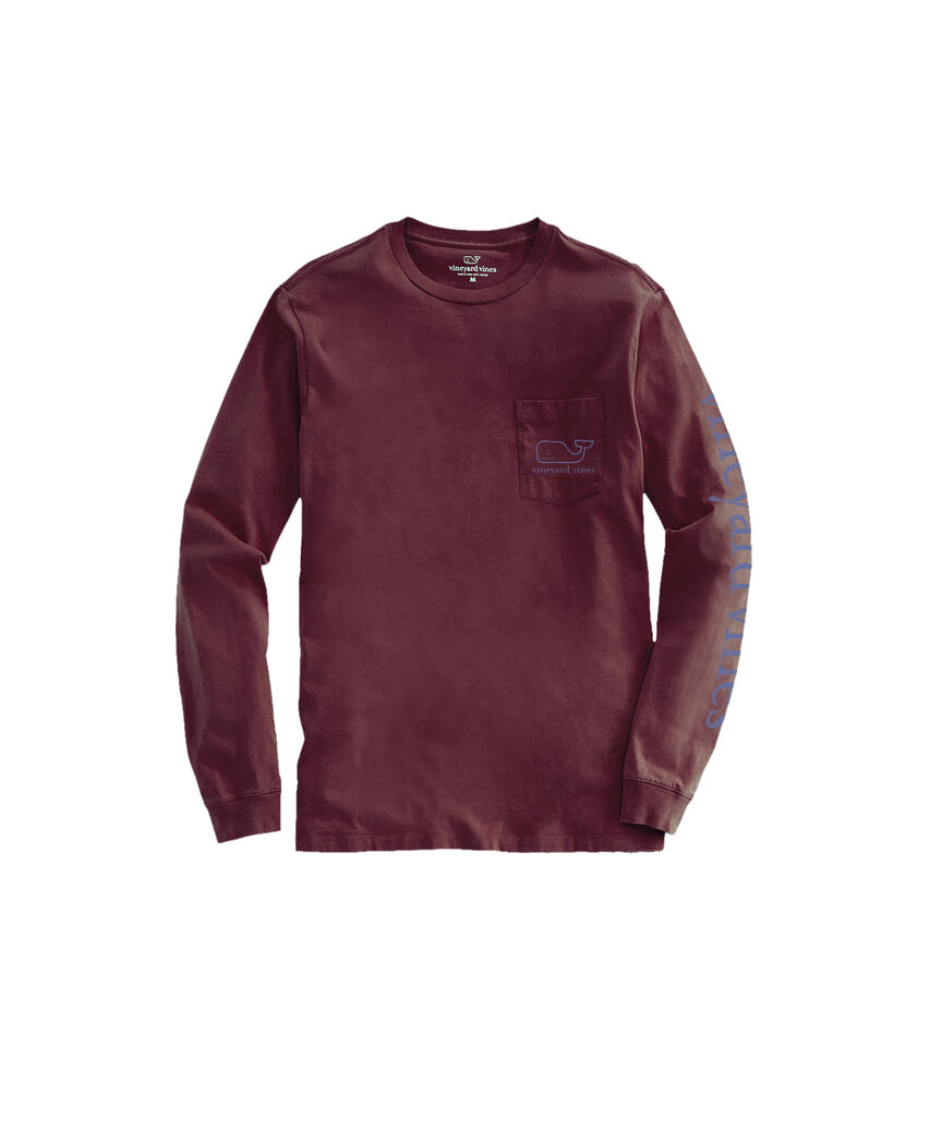 OUTLET Kids' Vintage Whale Long-Sleeve Pocket Tee