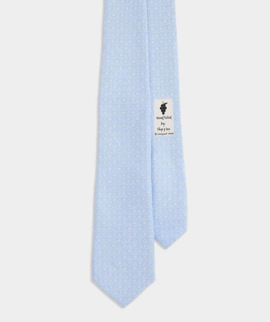 Boys' Sailboat Silk Tie