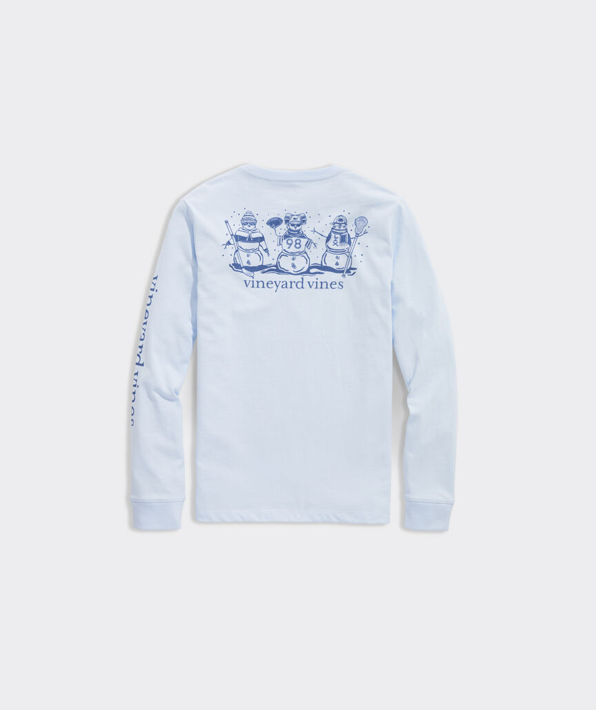 Boys' Cool Sports Fans Long-Sleeve Pocket Tee