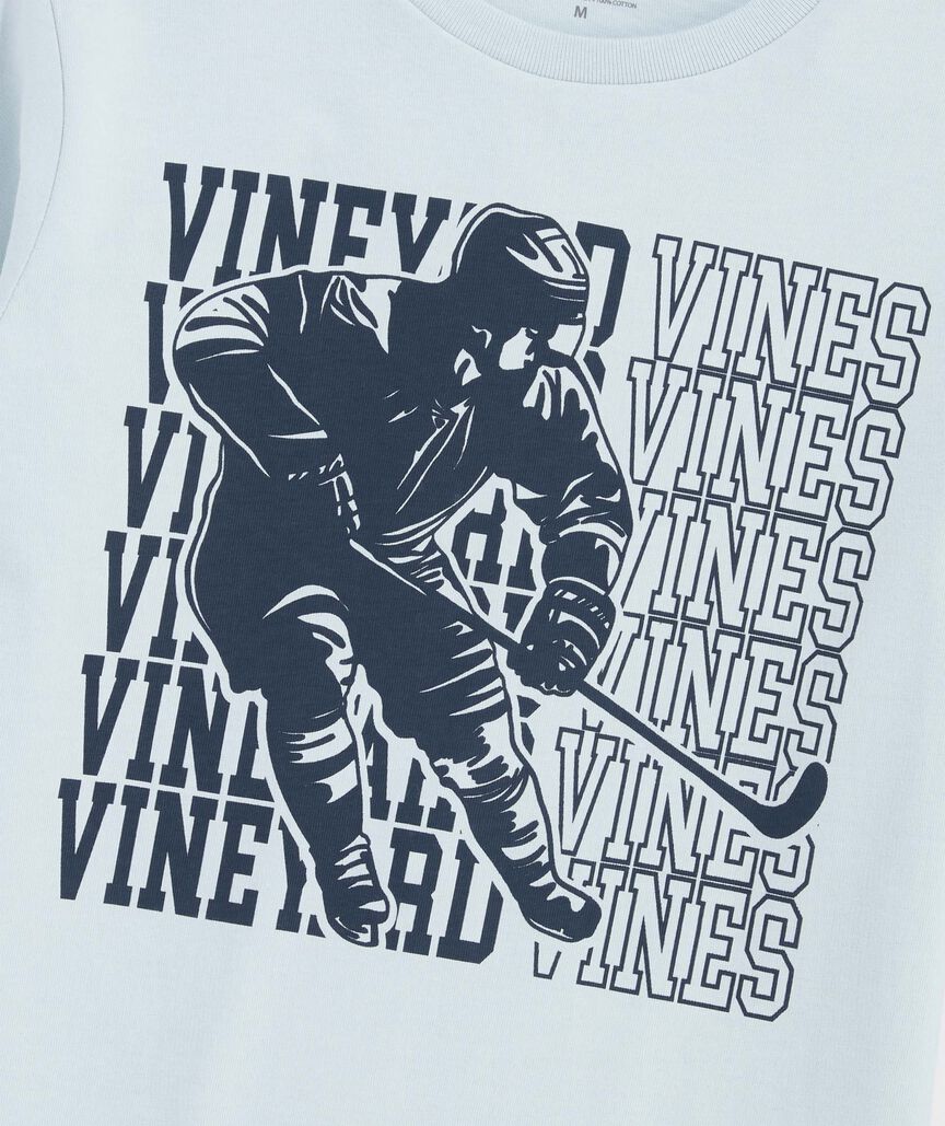 Boys' Stacked Vineyard Vines Hockey Player Long-Sleeve Tee
