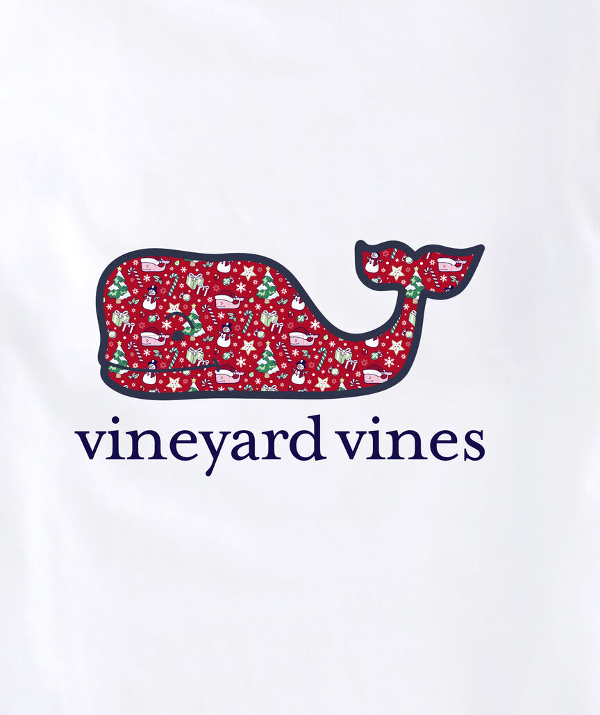 OUTLET Kids' Holiday Whales Whale Long-Sleeve Pocket Tee