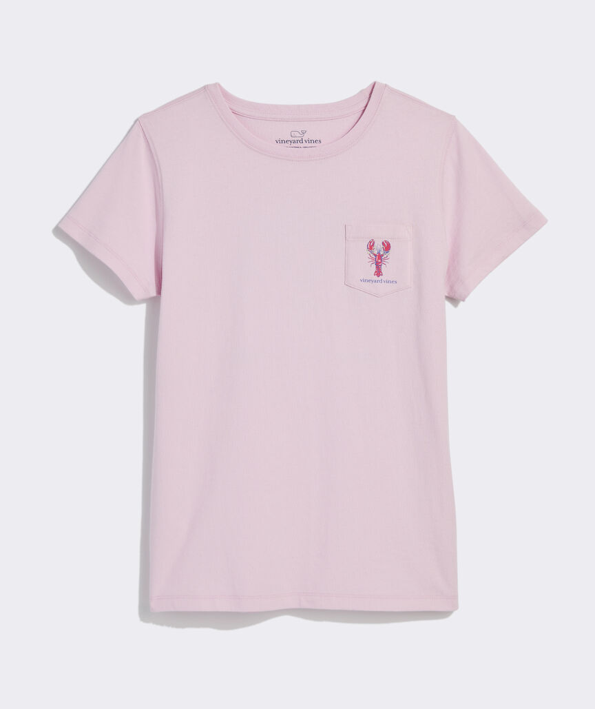 Women's Bow Lobster Short-Sleeve Pocket Tee