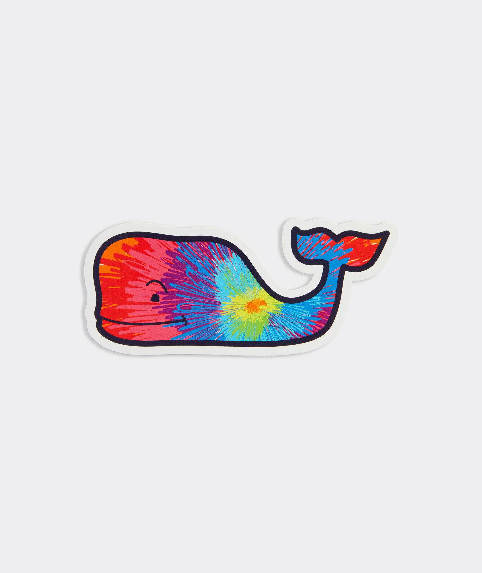 Tie Dye Whale Sticker