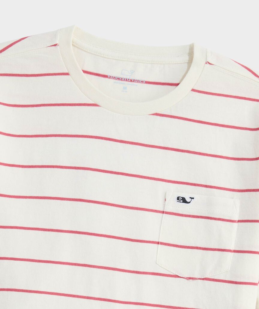 Boys' Striped Surf Short-Sleeve Pocket Tee