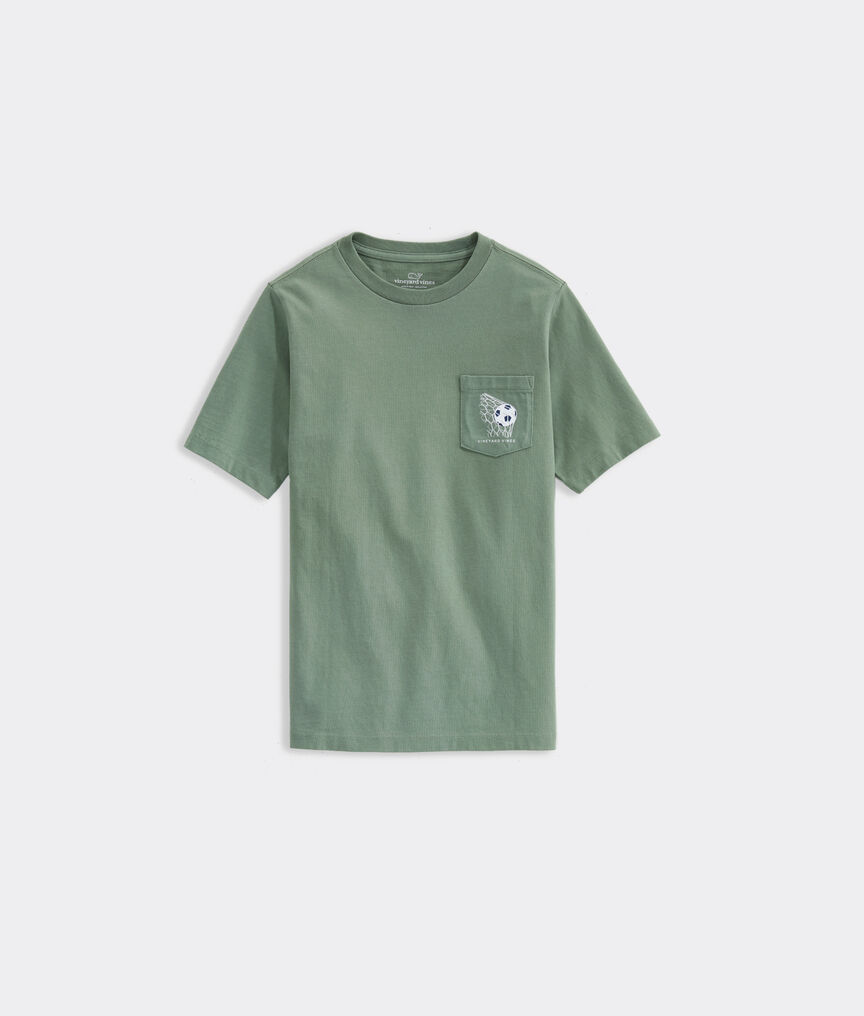 Boys' Soccer Goals Short-Sleeve Pocket Tee