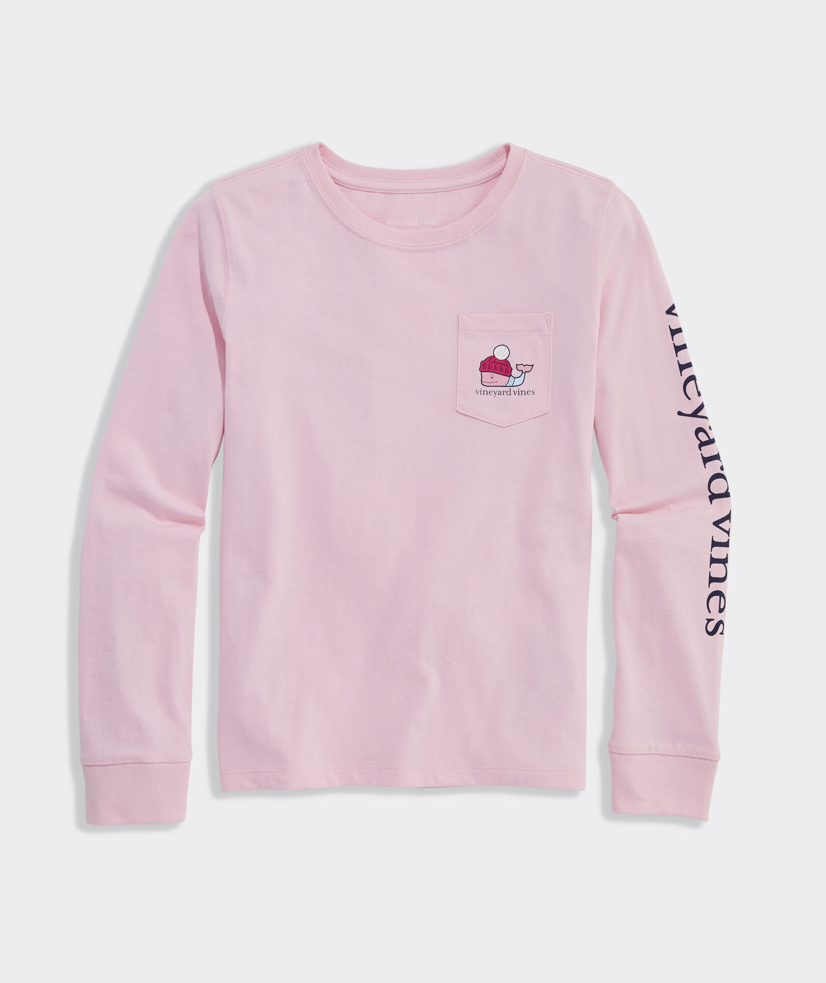 Girls' Après Ski Glitter Whale Long-Sleeve Pocket Tee