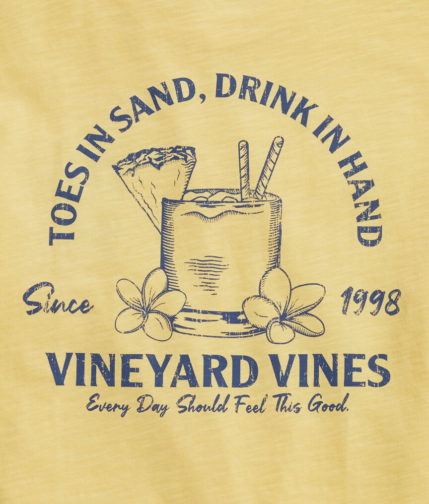 Toes in Sand Slub Short-Sleeve Tee