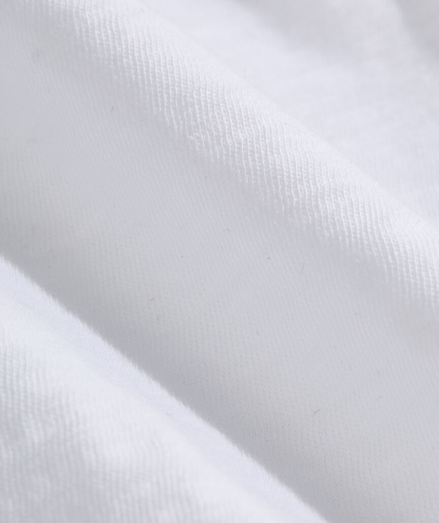 Flutter-Sleeve Slub Jersey Top