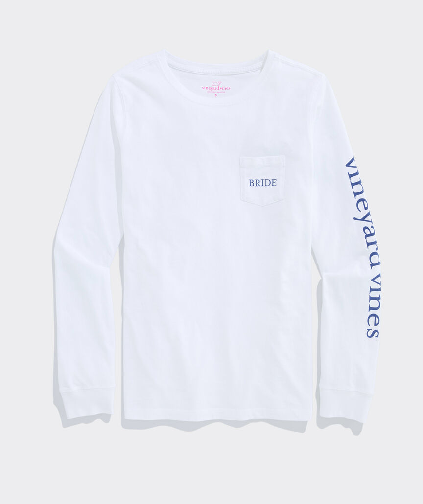 Bride Long-Sleeve Pocket Tee