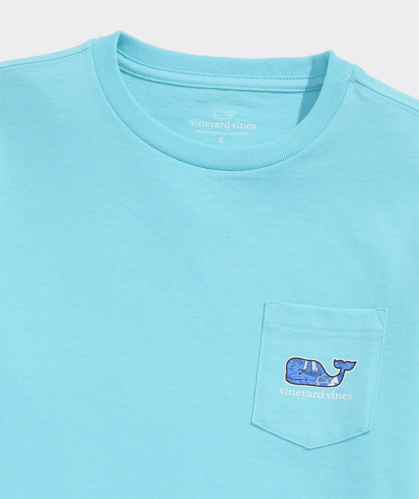 Boys' Sailing Whale Short-Sleeve Pocket Tee