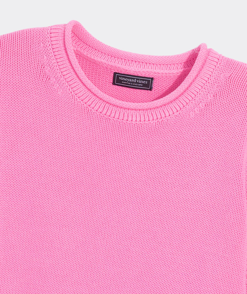 Katie Cotton Rollneck Solid Sweater