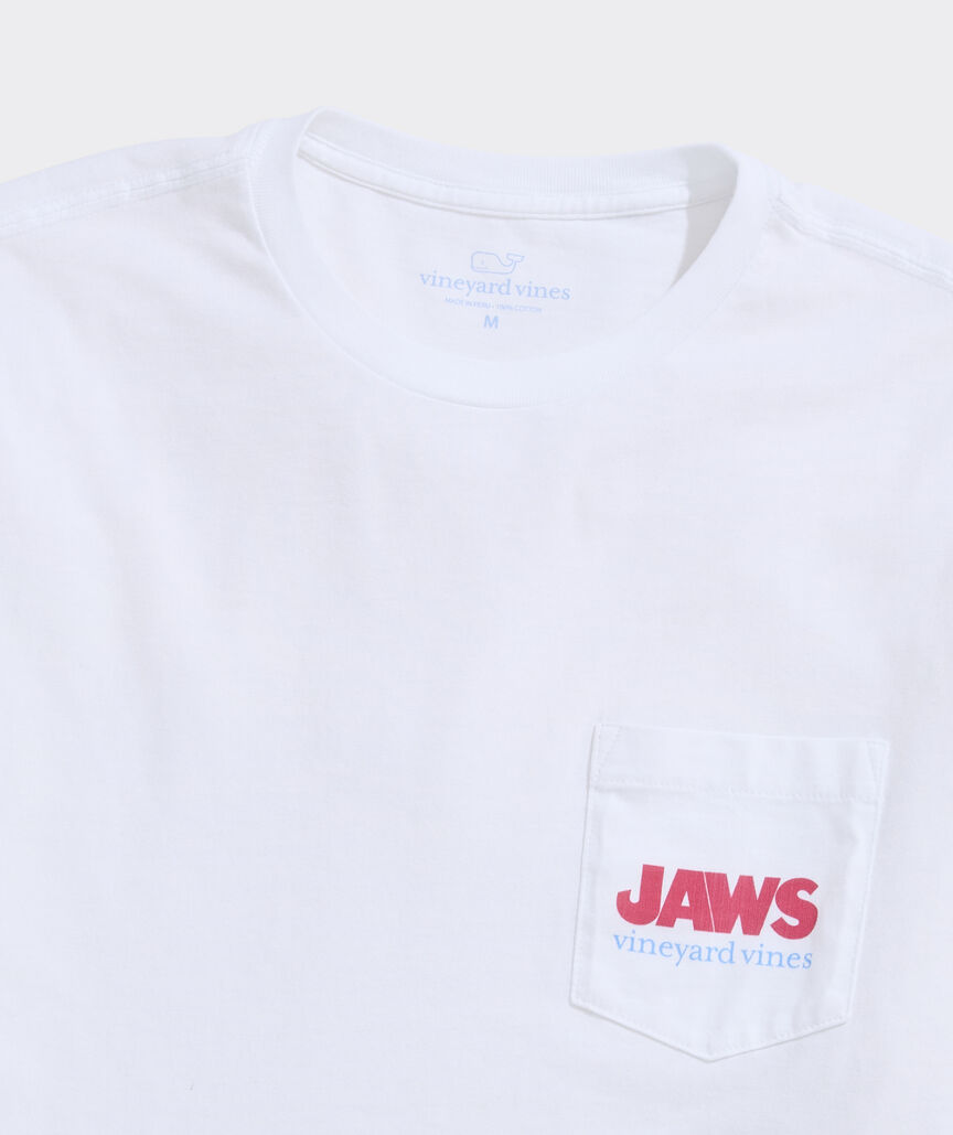 JAWS x vineyard vines Poster Short-Sleeve Pocket Tee