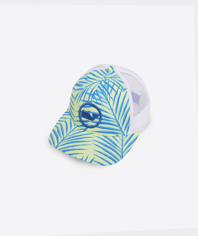 Boys' Spike Palms Whale Dot Trucker Hat