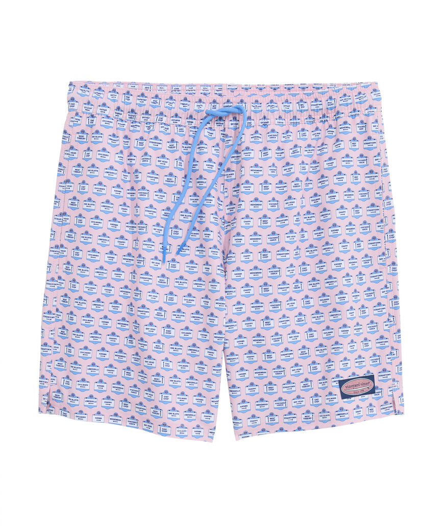 OUTLET 7 Inch Island Signs Chappy Trunks