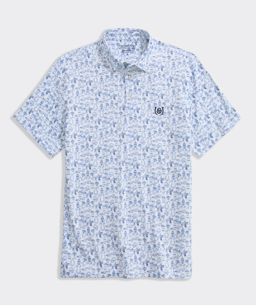 Kentucky Derby Performance Printed Sankaty Polo