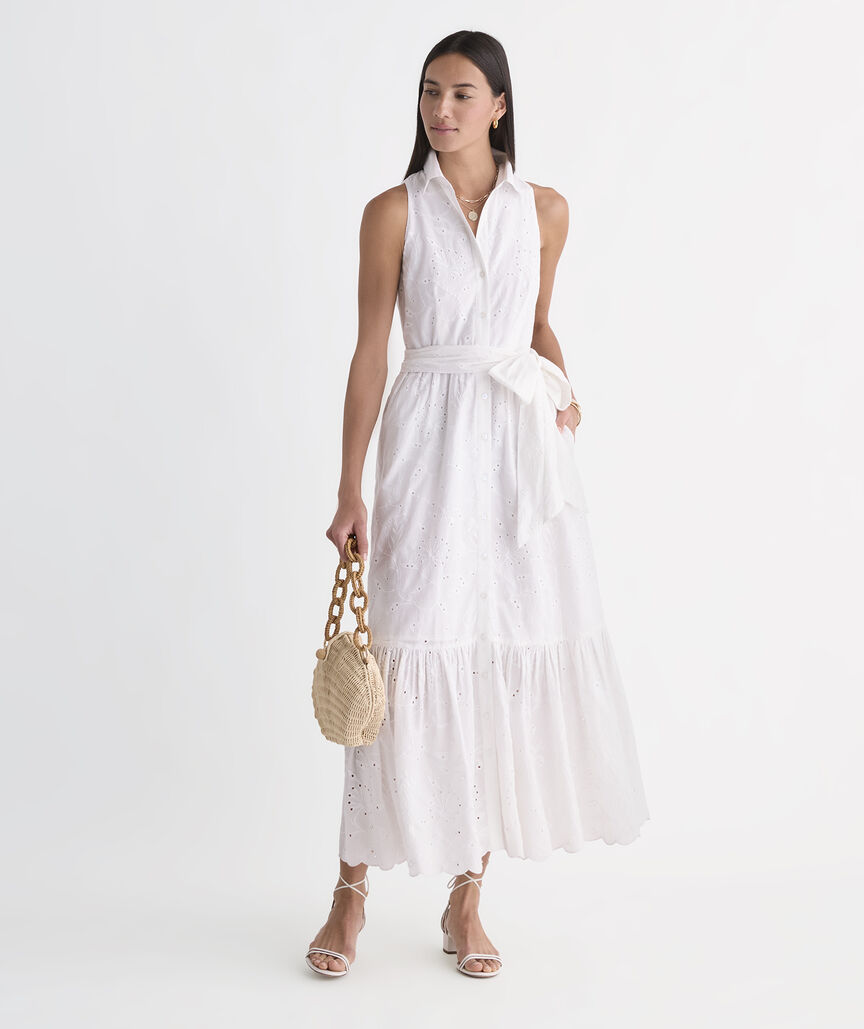 Vanessa Eyelet Shirtdress