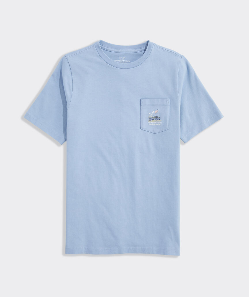 Boys' Painted Americana Truck Short-Sleeve Pocket Tee