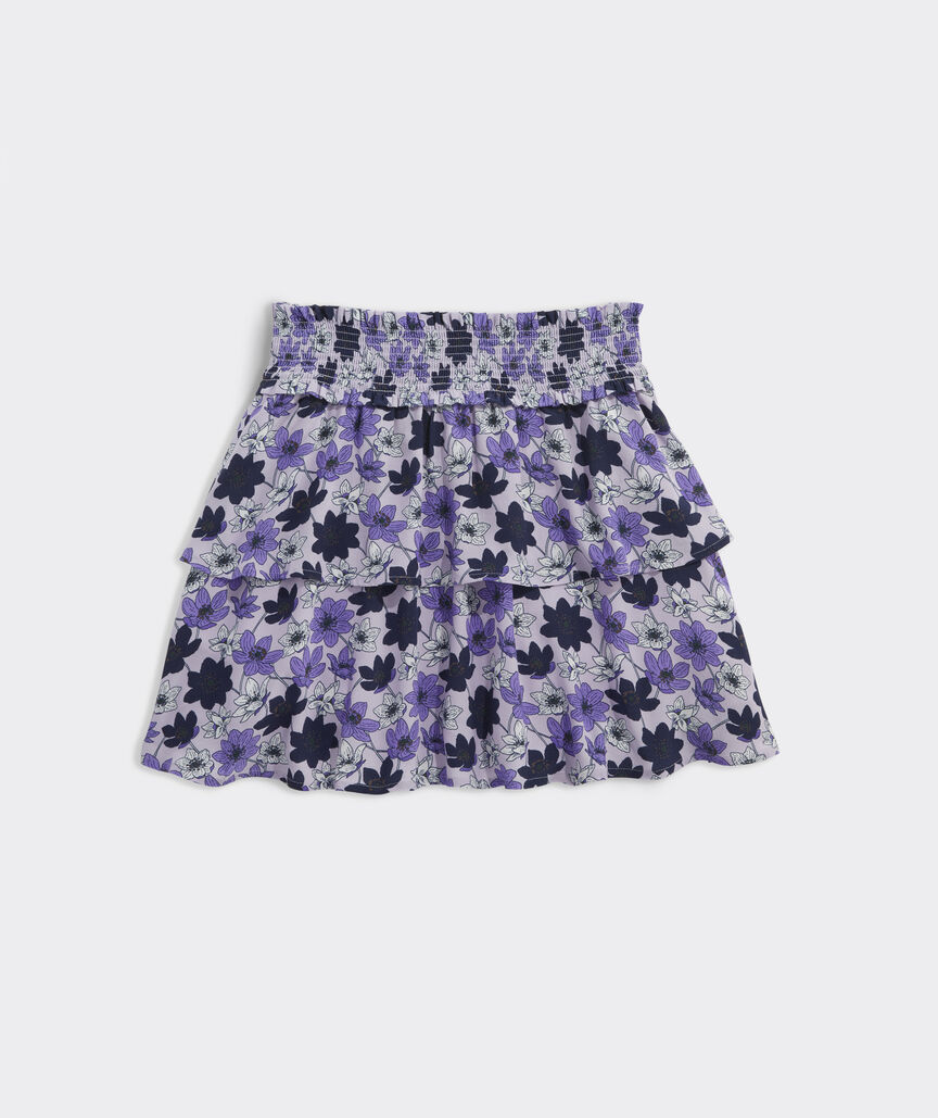 Girls' Smocked Waist Skirt