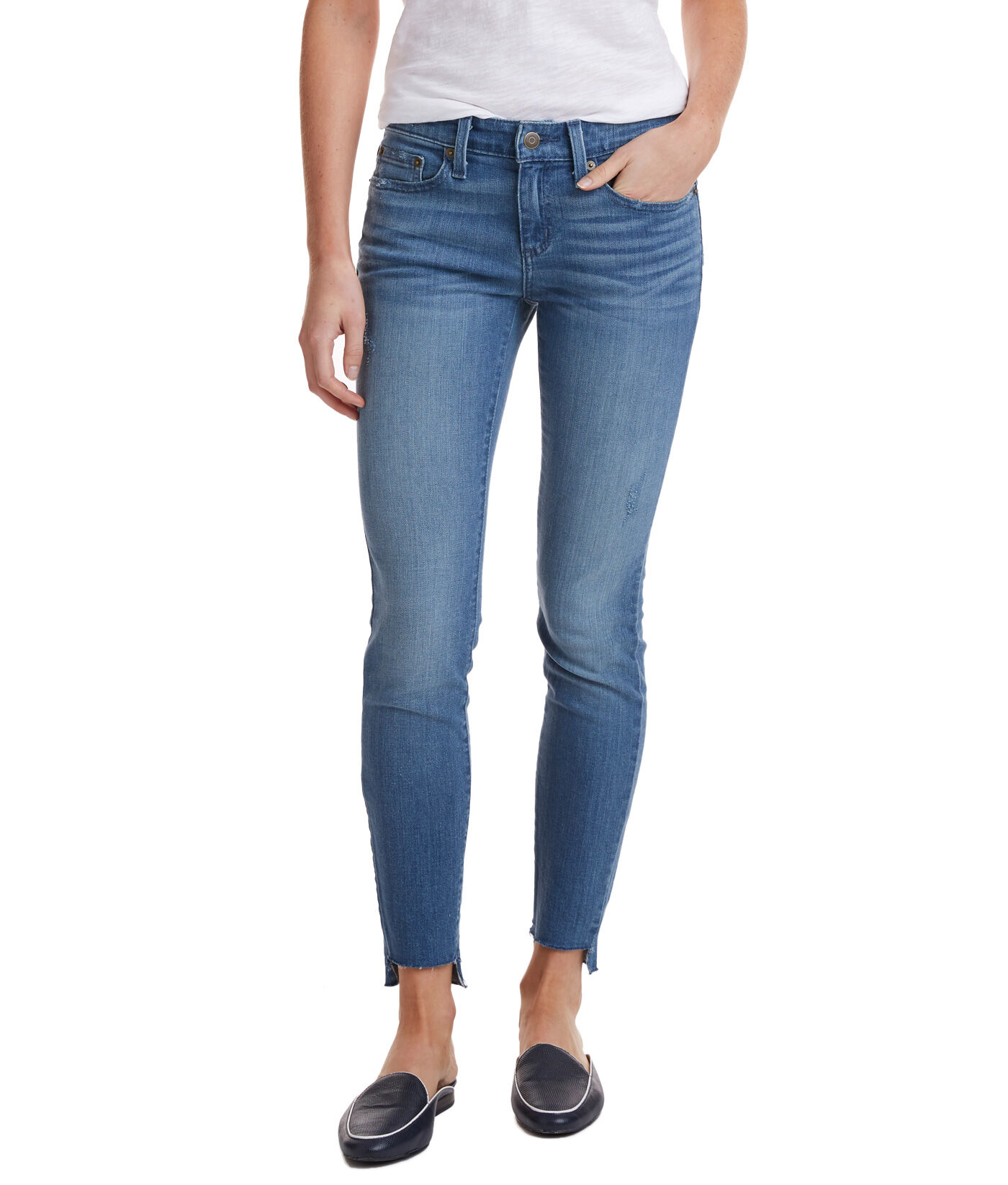 step hem skinny jeans