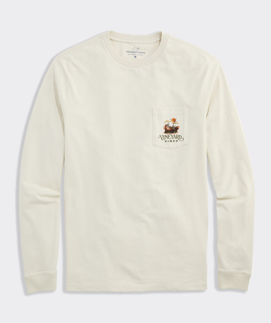 Marsh Boat Wreck Long-Sleeve Pocket Tee