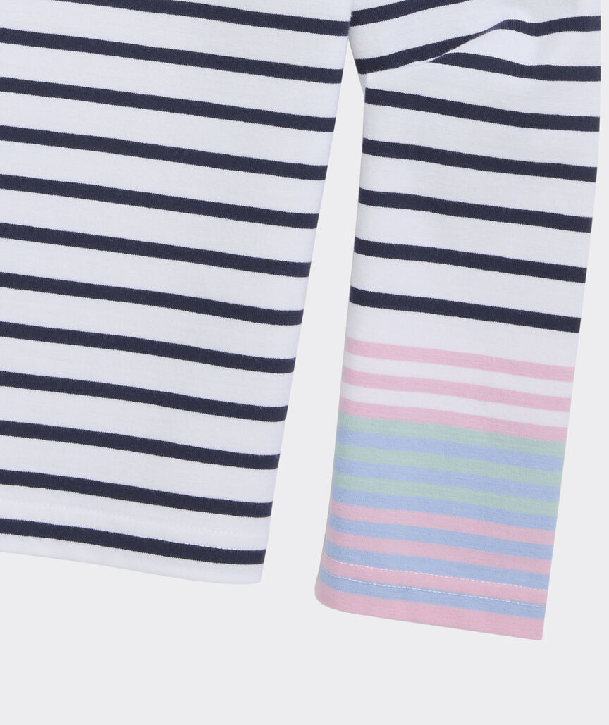 Girls Jersey Boatneck Long-Sleeve Tee