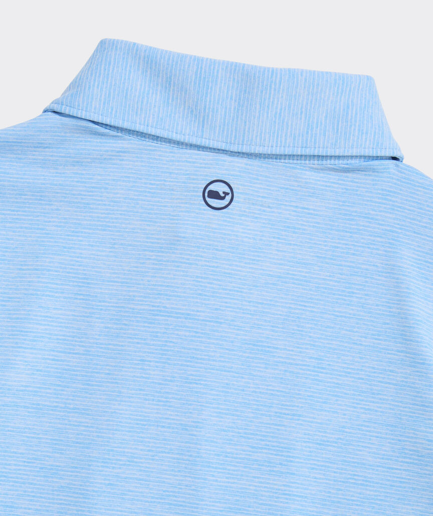 OUTLET Boys' Newport Performance St. Jean Stripe Sankaty Polo