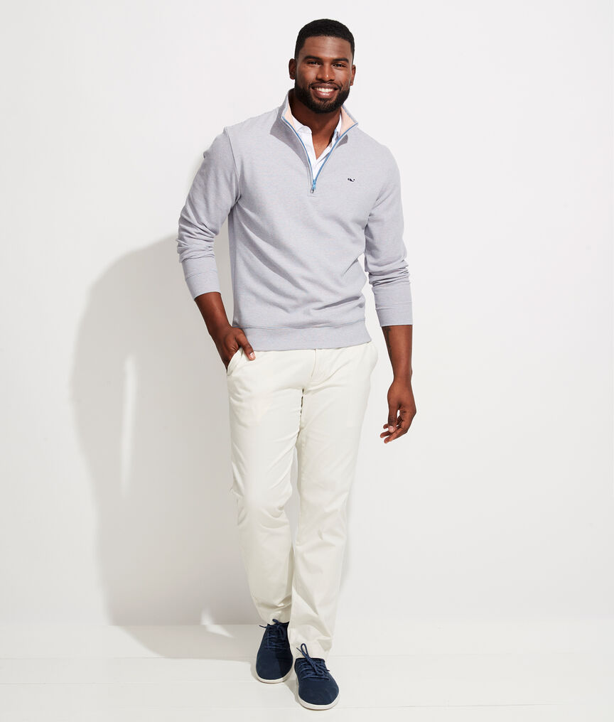 Coopers Town Stripe Saltwater 1/2-Zip Pullover