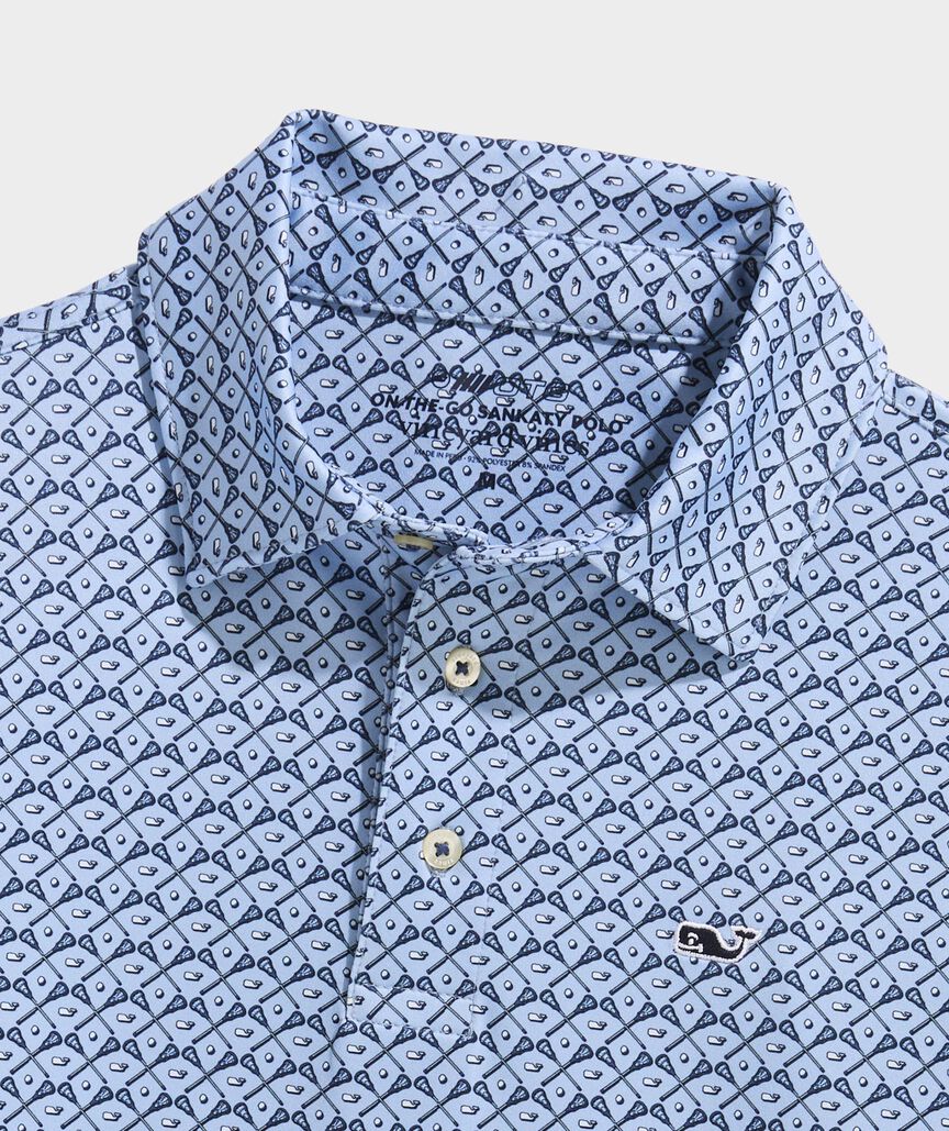 Boys' Performance Printed Sankaty Polo