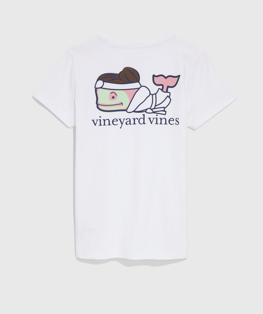 Women's Spa Whale Short-Sleeve Pocket Tee