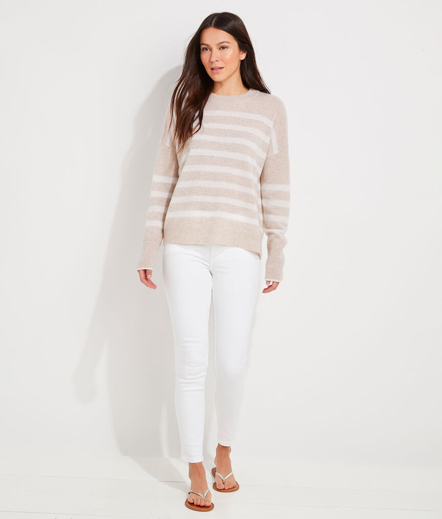 Seaspun Lightweight Cashmere Shine Stripe Sweater