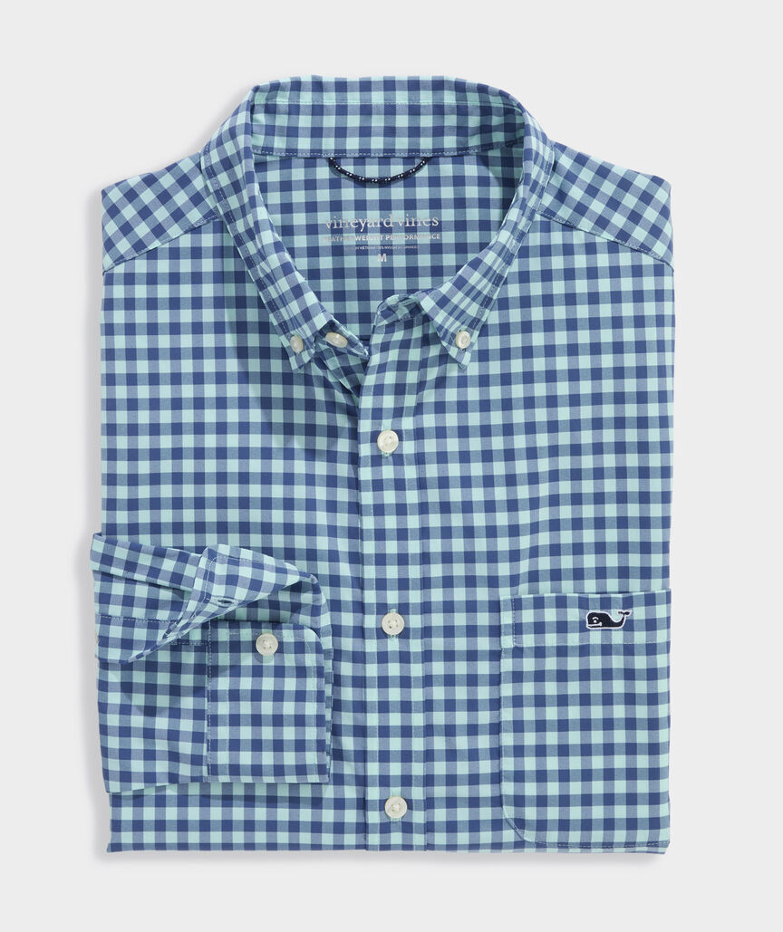 Performance Topsail Gingham Featherweight Shirt