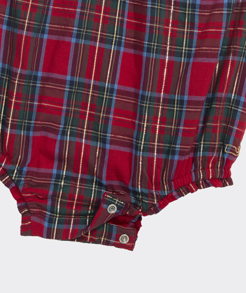 Baby Regan Tartan Bubble Romper