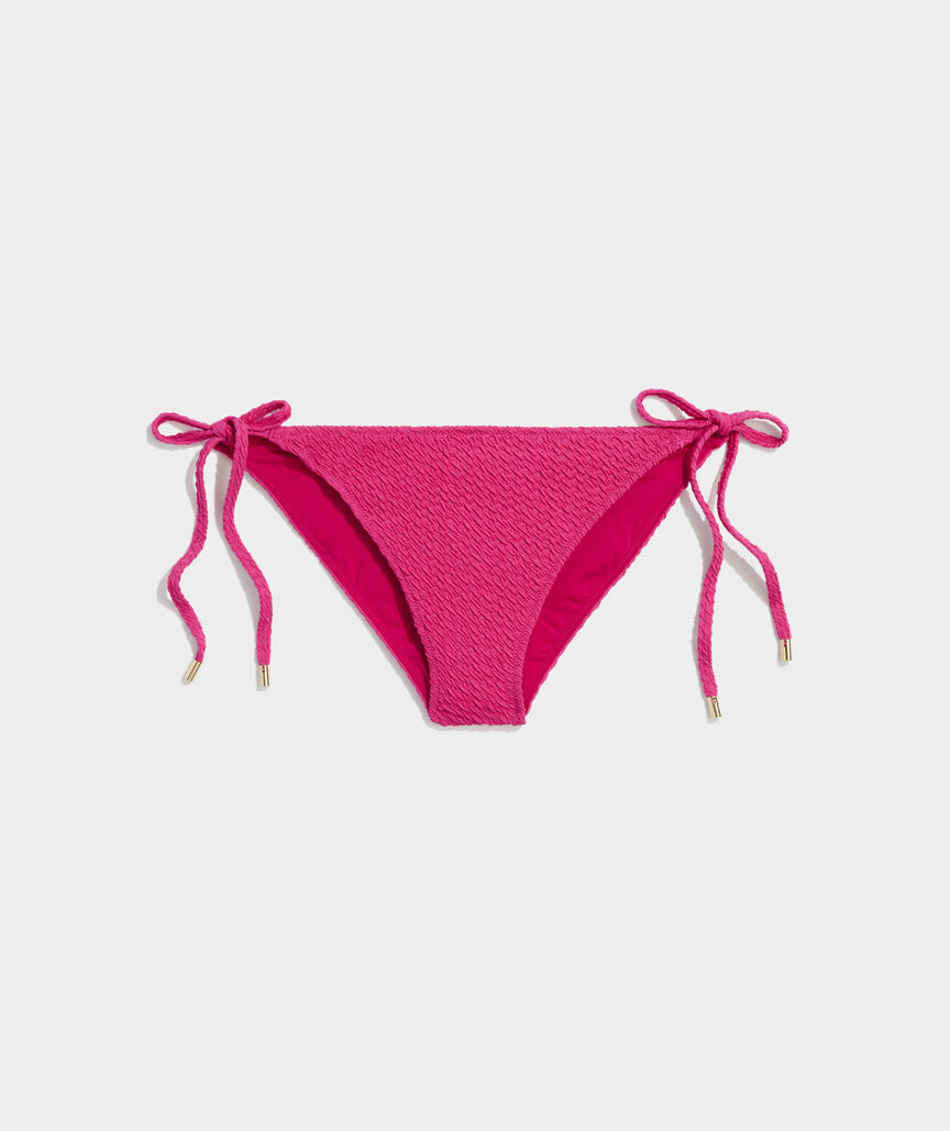 Textured Seagrove String Bikini Bottom