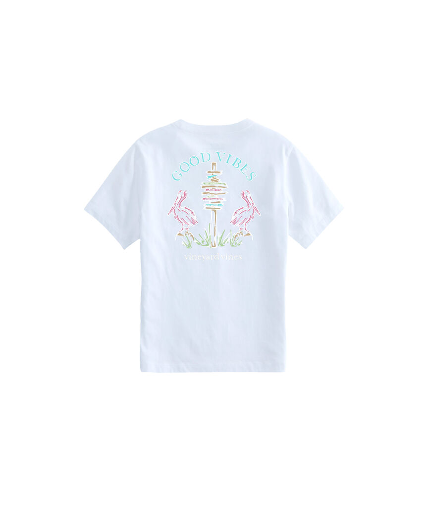 OUTLET Boys' Good Vibes Pelican Short-Sleeve Tee